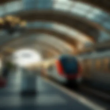 Impact of Train Services on Real Estate Trends A visual representation of the impact of train services on real estate market trends