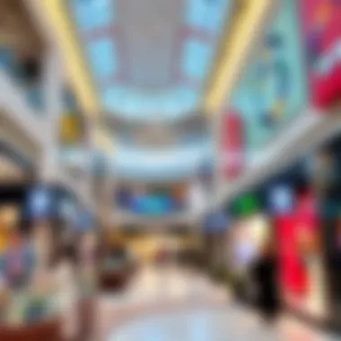 Retail Variety at Al Qouz Mall Vibrant shopping spaces within Al Qouz Mall filled with diverse retail offerings.