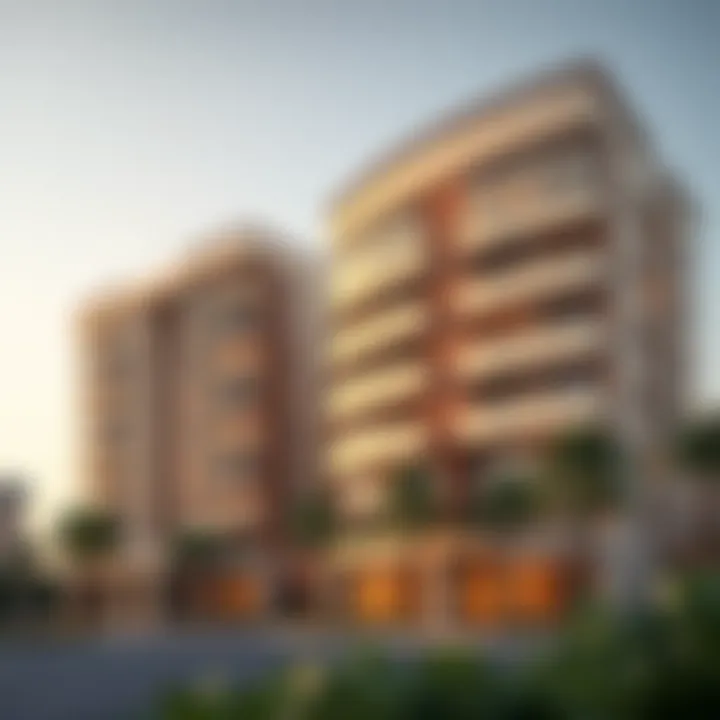 Luxury apartment buildings in Al Rigga