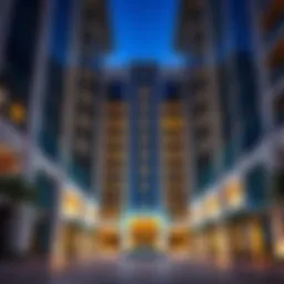 Architectural view of Al Waleed Building showcasing its modern design