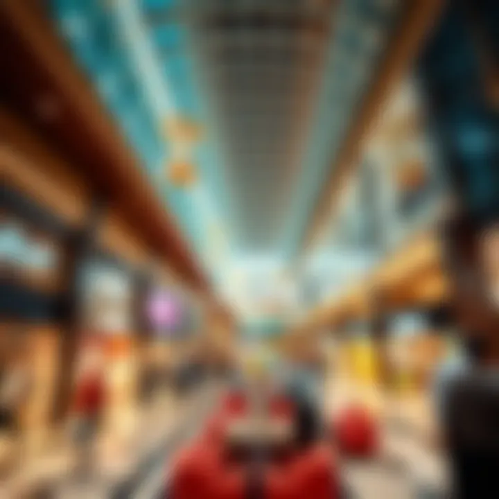 Dynamic Shopping Experience at Al Warqa Mall Interior shot highlighting the vibrant shopping atmosphere