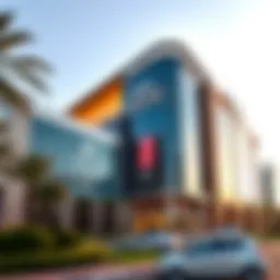 Stunning exterior view of Bay Avenue Mall showcasing modern architecture