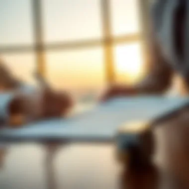 A close-up shot of a contract being signed, symbolizing the transaction process in real estate.