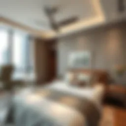 Cozy room interior showcasing modern decor