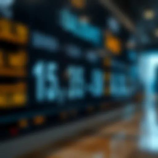 Understanding Currency Exchange Rates Currency exchange rates displayed on a digital screen