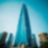 Architectural Elegance of Crystal Blue Tower Stunning exterior view of Crystal Blue Tower