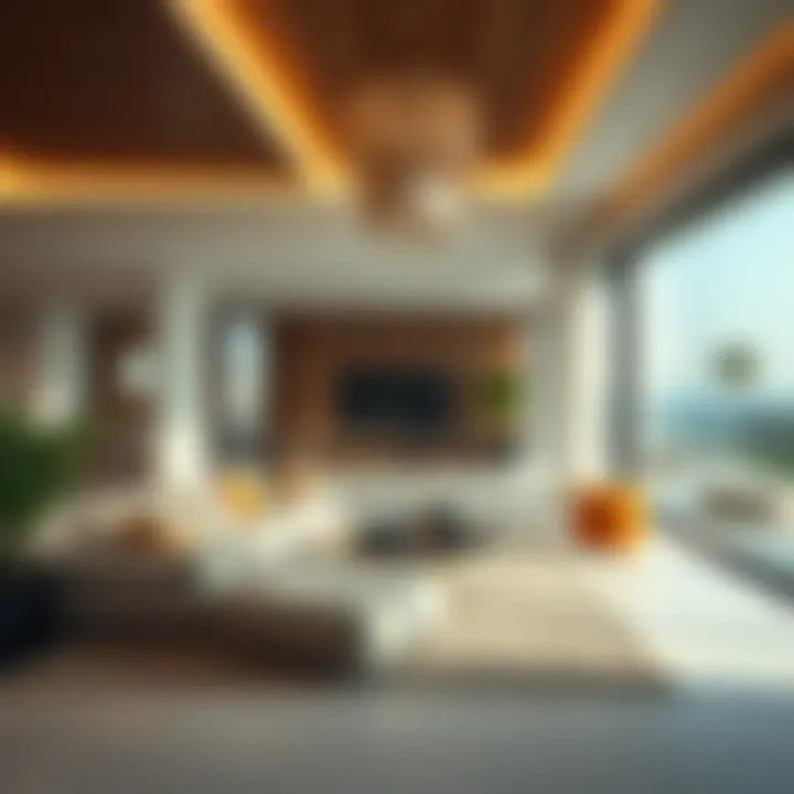 Luxurious interior of a residence in Damac Ibiza