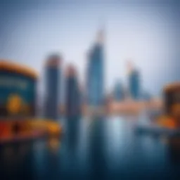 Stunning skyline view of Dubai Pointe