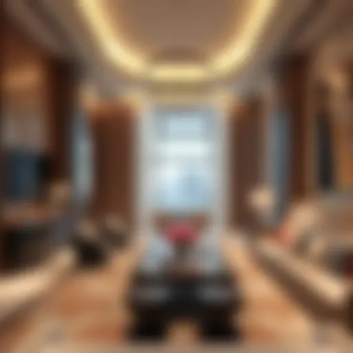 Luxurious interior of Element by Westin Al Jaddaf showcasing modern design