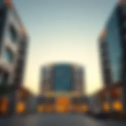 Stunning facade of Elite Building Al Barsha showcasing modern architecture