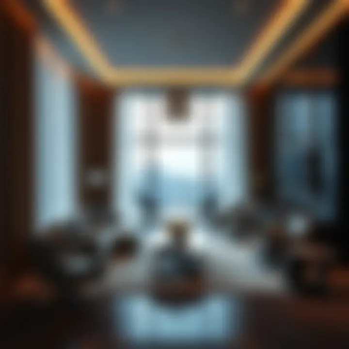 Sophisticated Interior Design of Elysium 1 Residence Luxurious interior of a living space within Elysium 1 Residence highlighting exquisite design