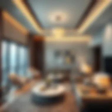 Modern Luxury Living in Dubai Luxury apartment interiors showcasing modern design
