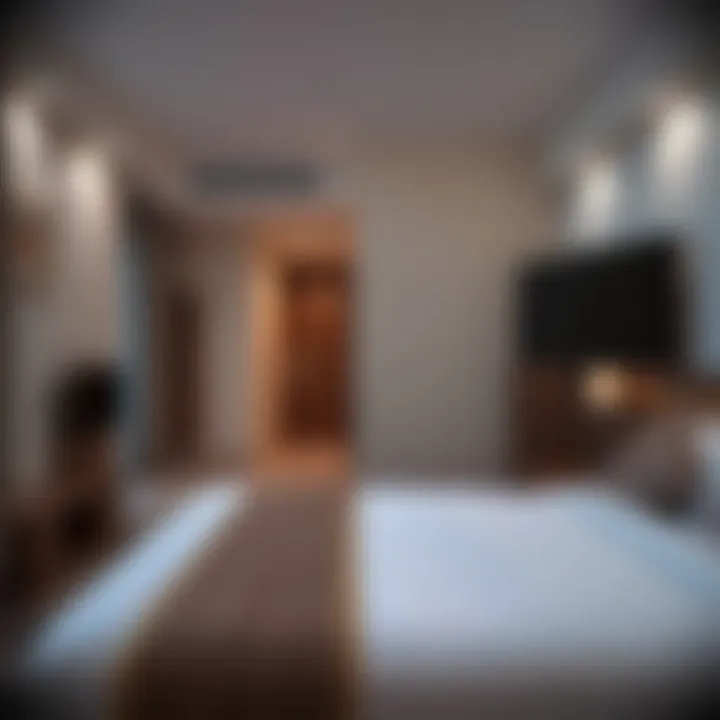 Budget-friendly hotel room with modern amenities