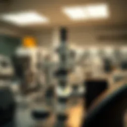 Atomic Force Microscopy setup