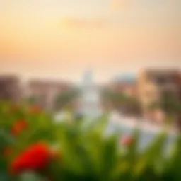 A panoramic view of Al Quoz 2 showcasing its unique architectural blend.