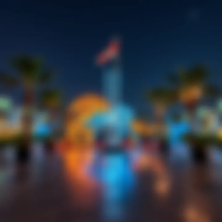 Creative Art Installation in Al Quoz An artistic installation reflecting the creative spirit of Al Quoz's art scene.