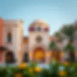 A captivating view of Al Quoz showcasing its unique architecture and vibrant art spaces.