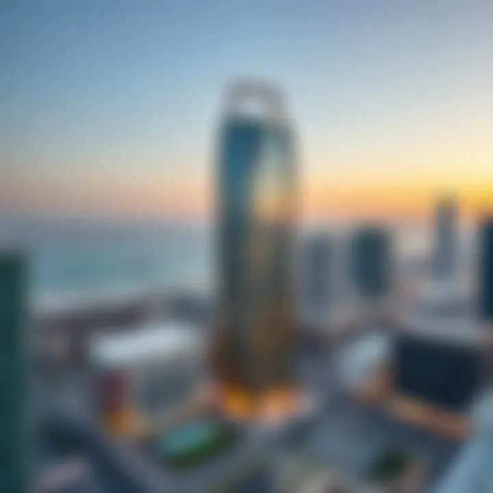 Strategic Location of Al Yasmeen Building in Dubai Panoramic view of Al Yasmeen Building in its strategic location