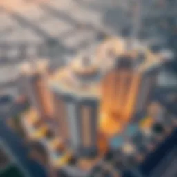 Aerial view of Alef Mamsha showcasing its architectural brilliance