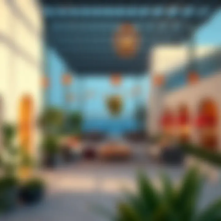 Vibrant community spaces in the Amalfi project promoting a unique lifestyle experience