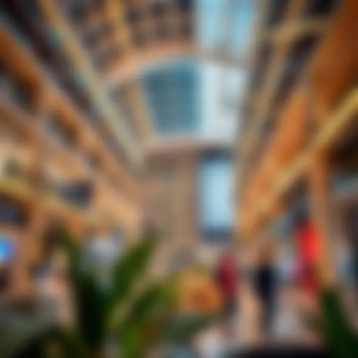 Commercial Hubs in Capital Plaza Vibrant commercial spaces bustling with activity in Capital Plaza