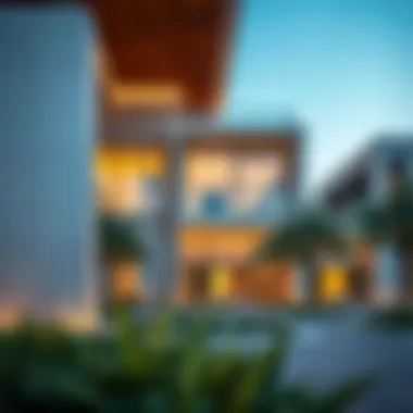 Contemporary Architecture in Damac Hills 2 Modern architectural design of a residential property in Damac Hills 2