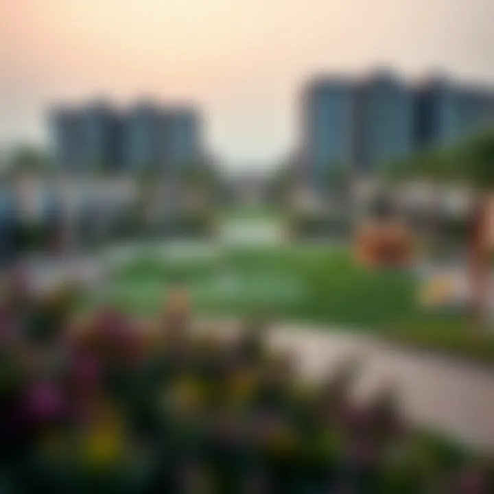 Recreational Amenities Including Golf Course in Damac Hills 2 Recreational facilities at Damac Hills 2, including a golf course