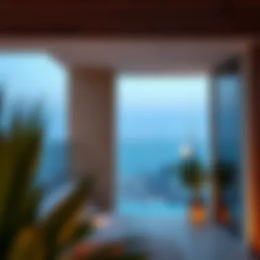 Damac Santorini Architectural Mastery Breathtaking view of Damac Santorini's architecture against the Dubai skyline