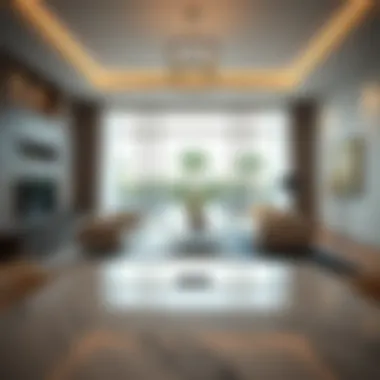 Contemporary Interior Design in Dubai Villa Interior design of a contemporary Dubai villa featuring elegant furnishings and decor