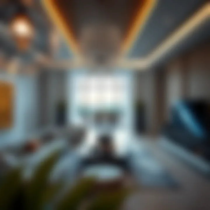 Innovative use of technology and smart home features in a Dubai villa