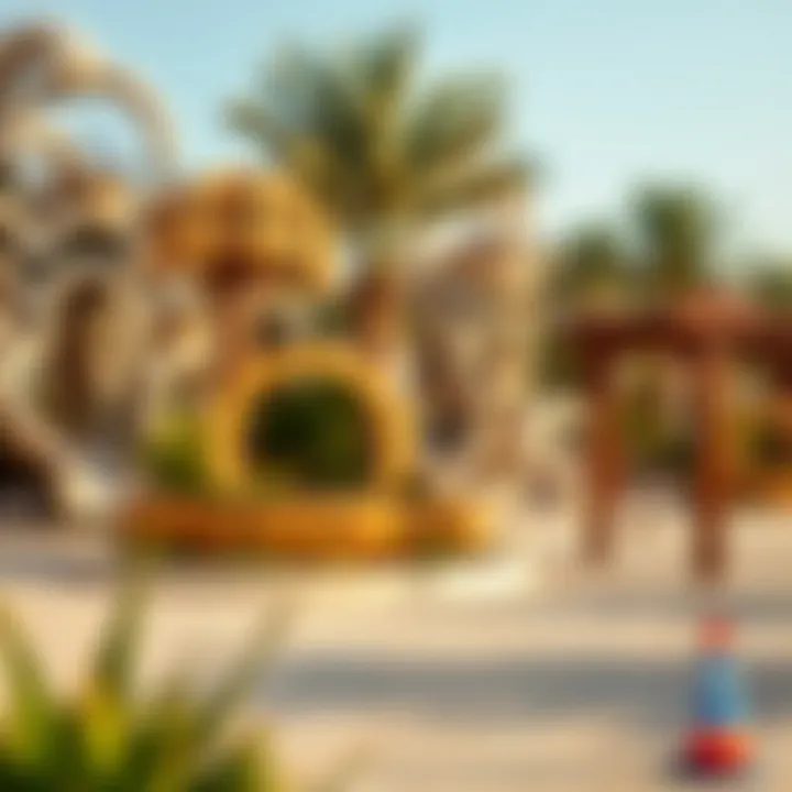 Recreational Area within a Dubai Park Recreational area within a Dubai park