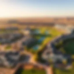 Stunning view of Golf Links Emaar community