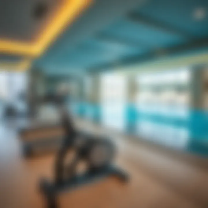 Amenities of Merano Tower: Gym and Pool Amenities offered in Merano Tower including gym and pool facilities