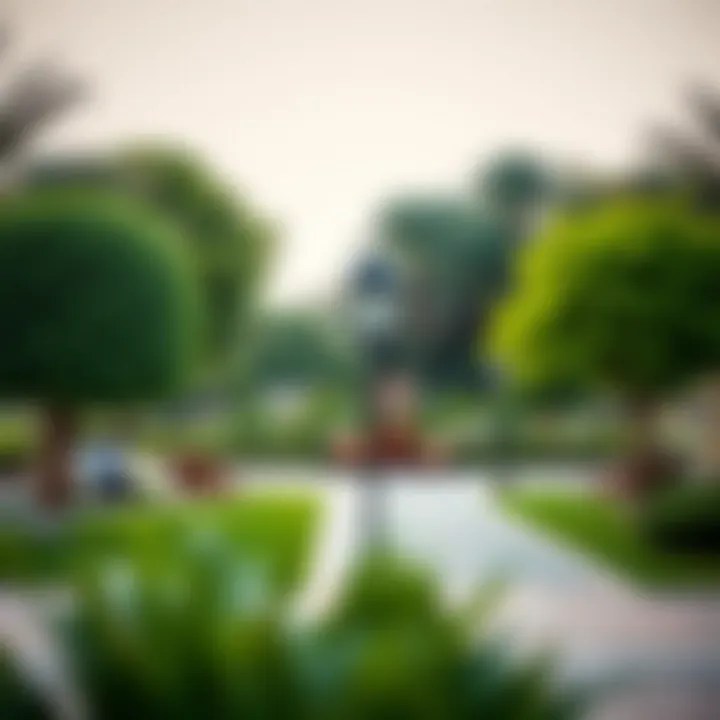 Recreational Park in Nahda A lush park in Nahda providing recreational amenities to residents