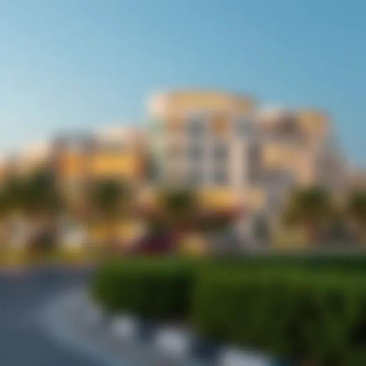 Residential Buildings in Nahda Modern residential buildings highlighting Nahda's real estate potential