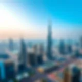 A panoramic view of Dubai's skyline showcasing new developments