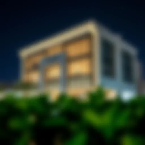 Contemporary Architecture of Al Qusais Offices Modern office exterior in Al Qusais