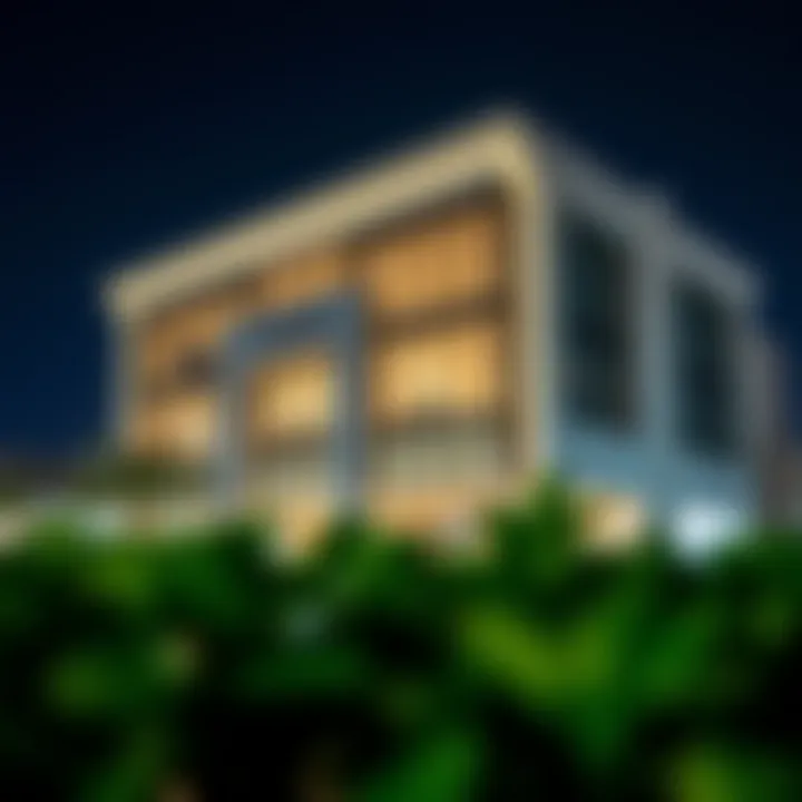 Contemporary Architecture of Al Qusais Offices Modern office exterior in Al Qusais