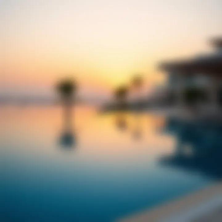 Serenity by the Infinity Pool Infinity pool with scenic surroundings