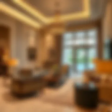 Elegance and Comfort in Every Corner Spacious living area inside a villa