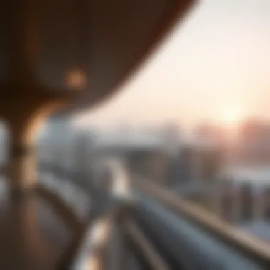 Burjuman Metro Station and Surrounding Developments Stunning view of Burjuman Metro station with surrounding property developments