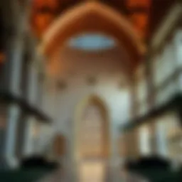 Architectural detail of Qasr Al-Hind showcasing its unique design
