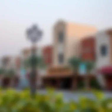 Vibrant community area with local amenities