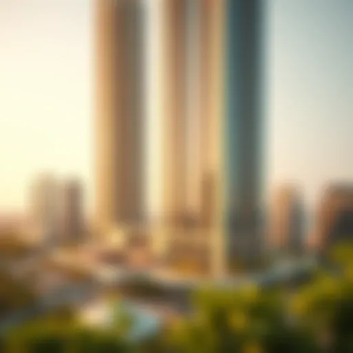 Stunning view of Sobha One Tower showcasing its architectural elegance