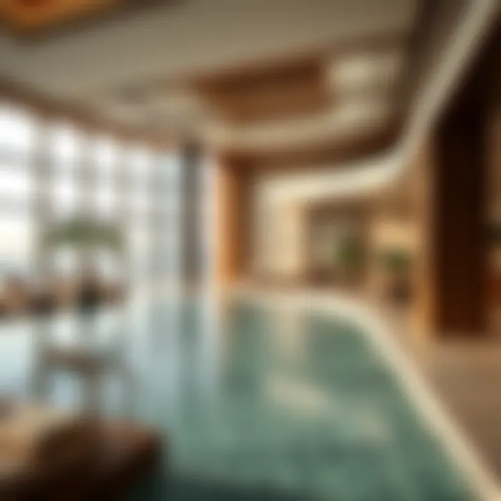 Exclusive Amenities at St. Regis Residences Exclusive amenities available at St. Regis Residences including pool and spa