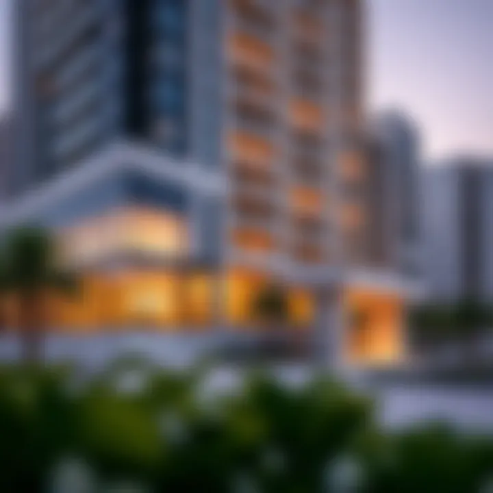 Modern Architectural Marvel of St. Regis Residences St. Regis Residences exterior view showcasing modern architecture