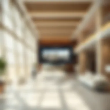 Digital Interface for Real Estate Transactions A digital interface showcasing real estate transactions