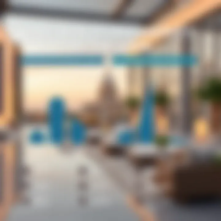 Infographic highlighting key real estate market statistics in the UAE