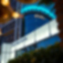 Stunning facade of The One Hotel JVC showcasing modern architecture
