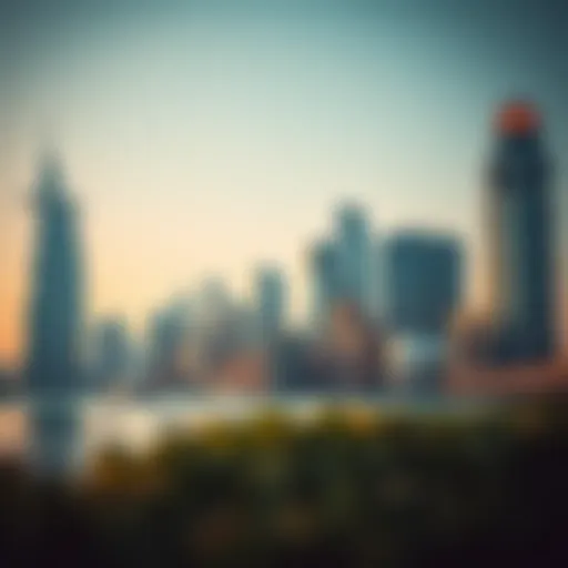 The Iconic Dubai Skyline Stunning skyline of Dubai showcasing modern architecture
